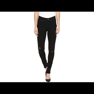 HUE ripped denim jeggings